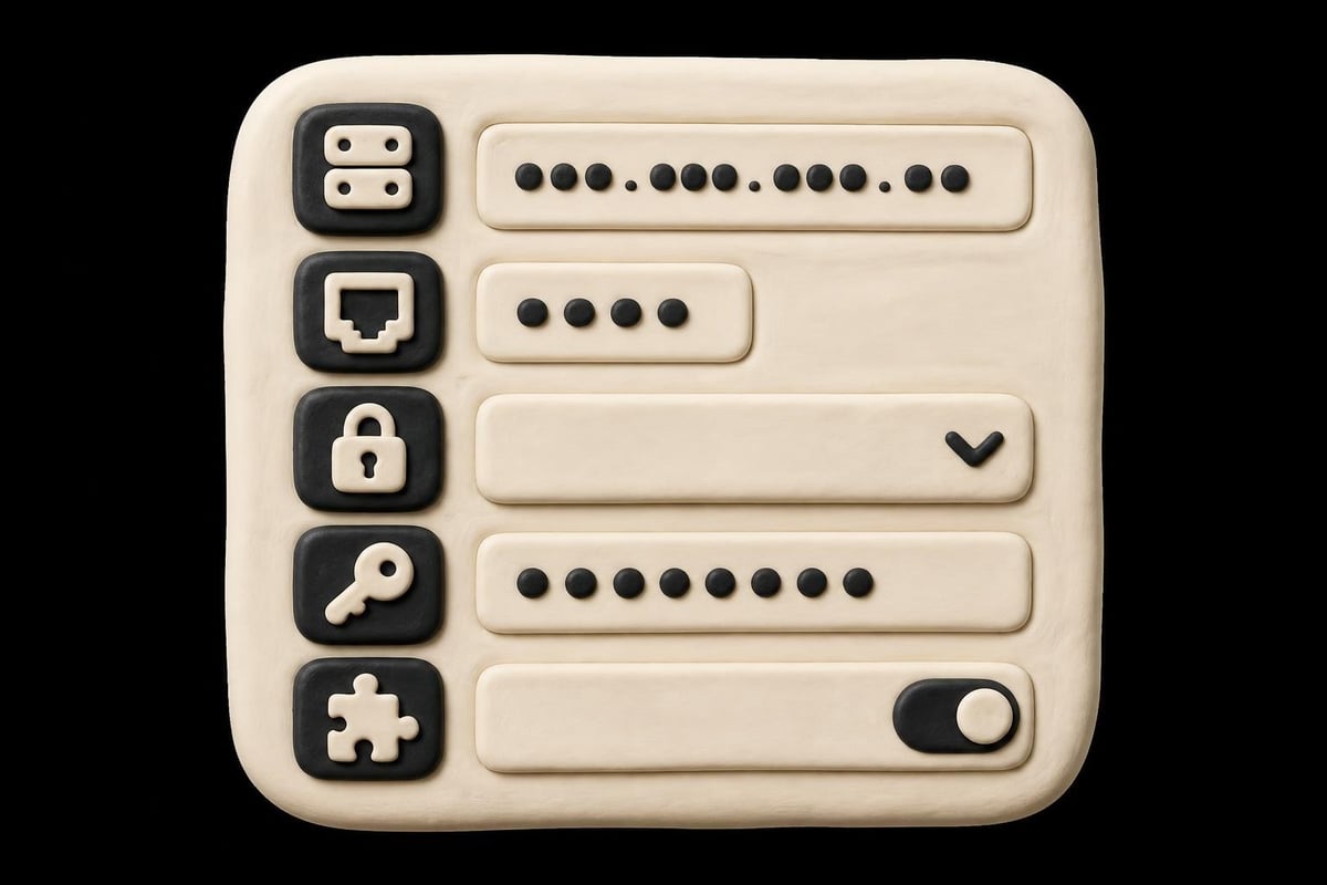 Shadowsocks configuration interface