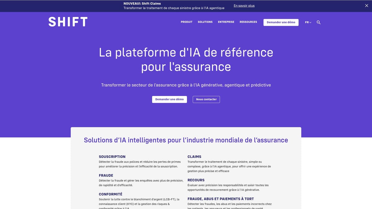 8 Entreprises IA Innovantes à Suivre Absolument en 2026 - Shift Technology – L’IA contre la fraude et pour l’assurance