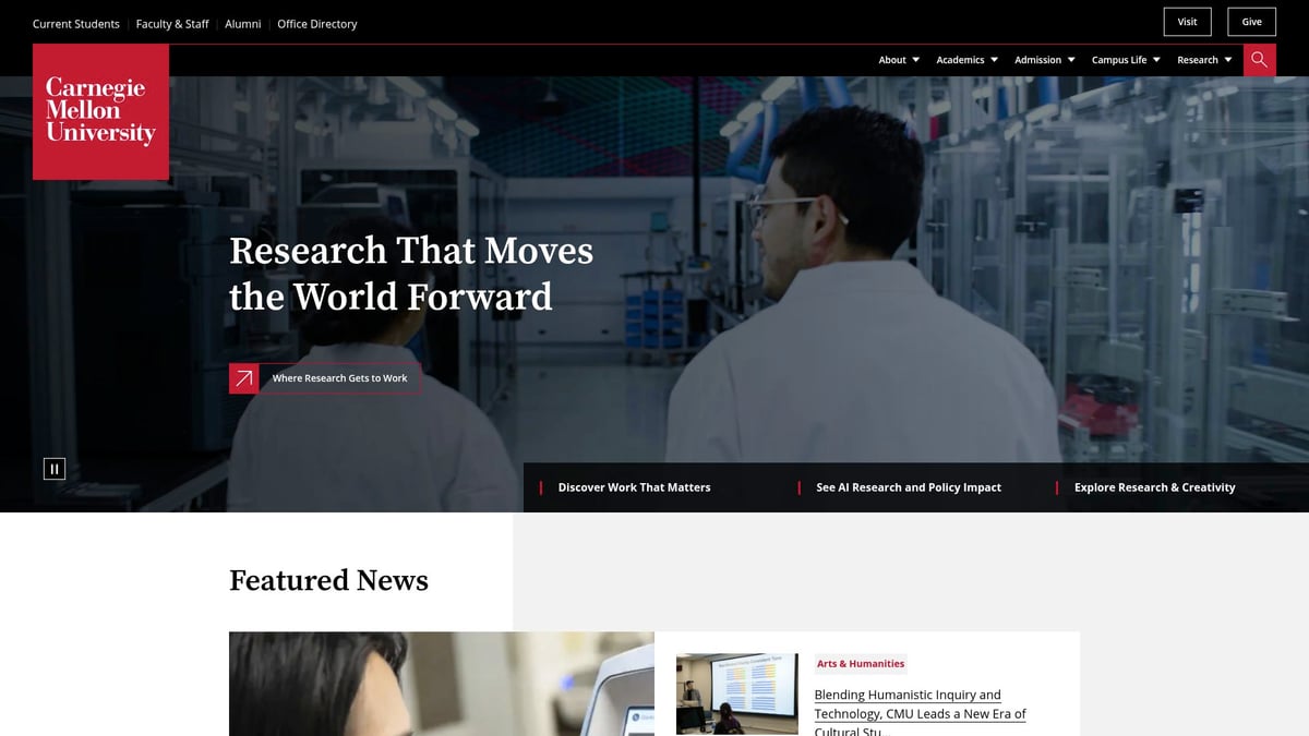 9 Best BTech AI Courses to Boost Your Career in 2026 - Carnegie Mellon University – B.S. in Artificial Intelligence