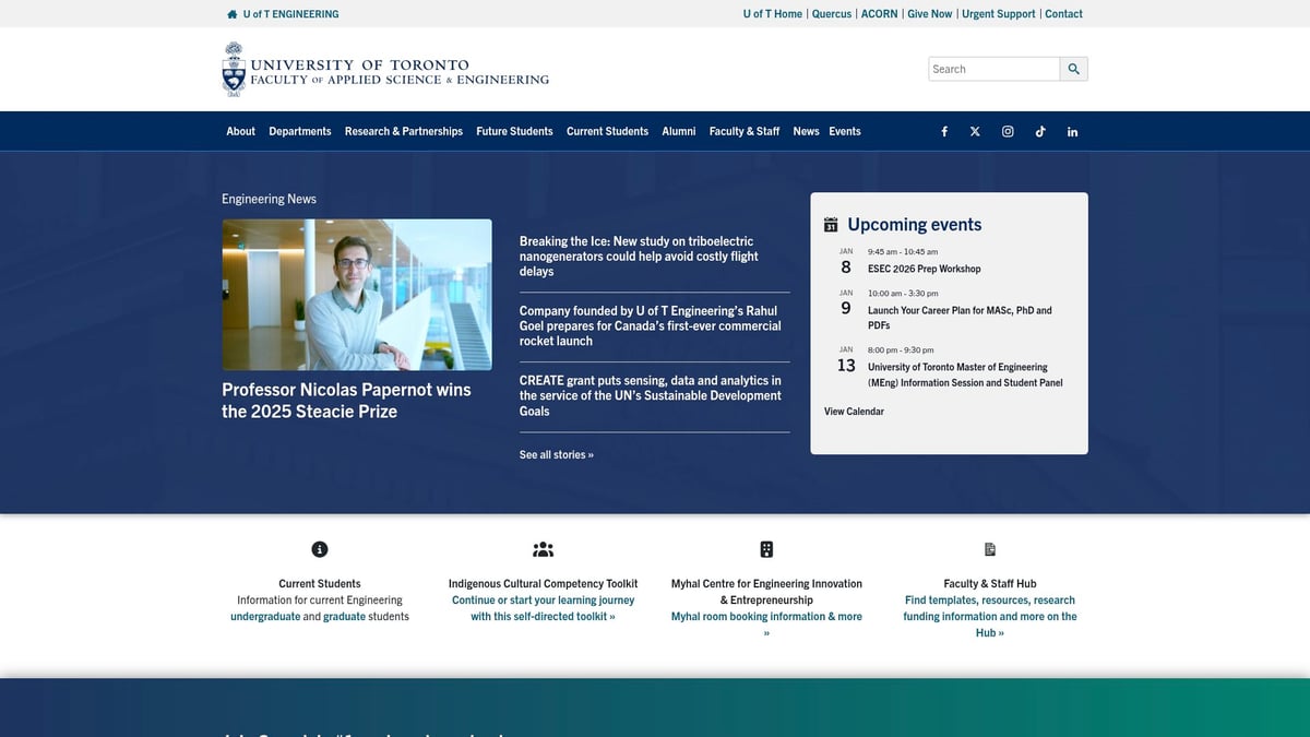 9 Best BTech AI Courses to Boost Your Career in 2026 - University of Toronto – BASc in Engineering Science (Machine Intelligence Major)