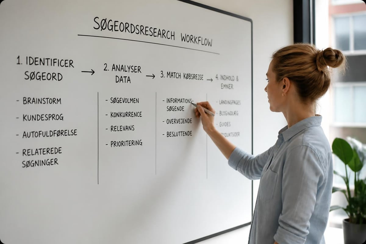 SEO søgeordsanalyse proces