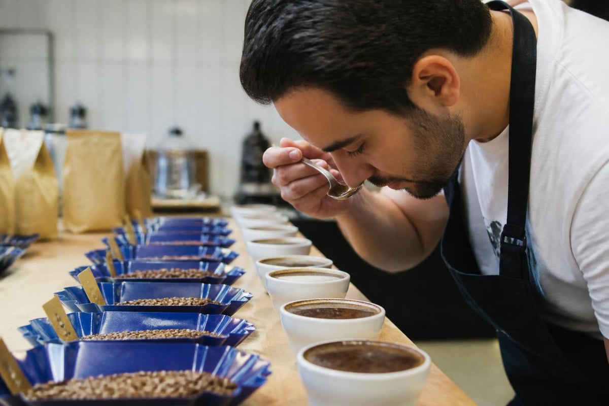 Specialty coffee grading process