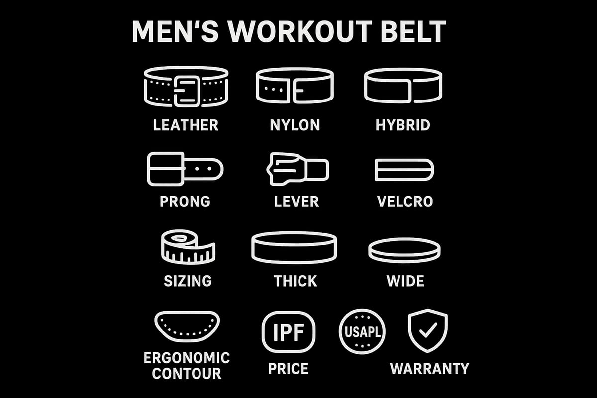 Key Features to Look for in a Men’s Workout Belt