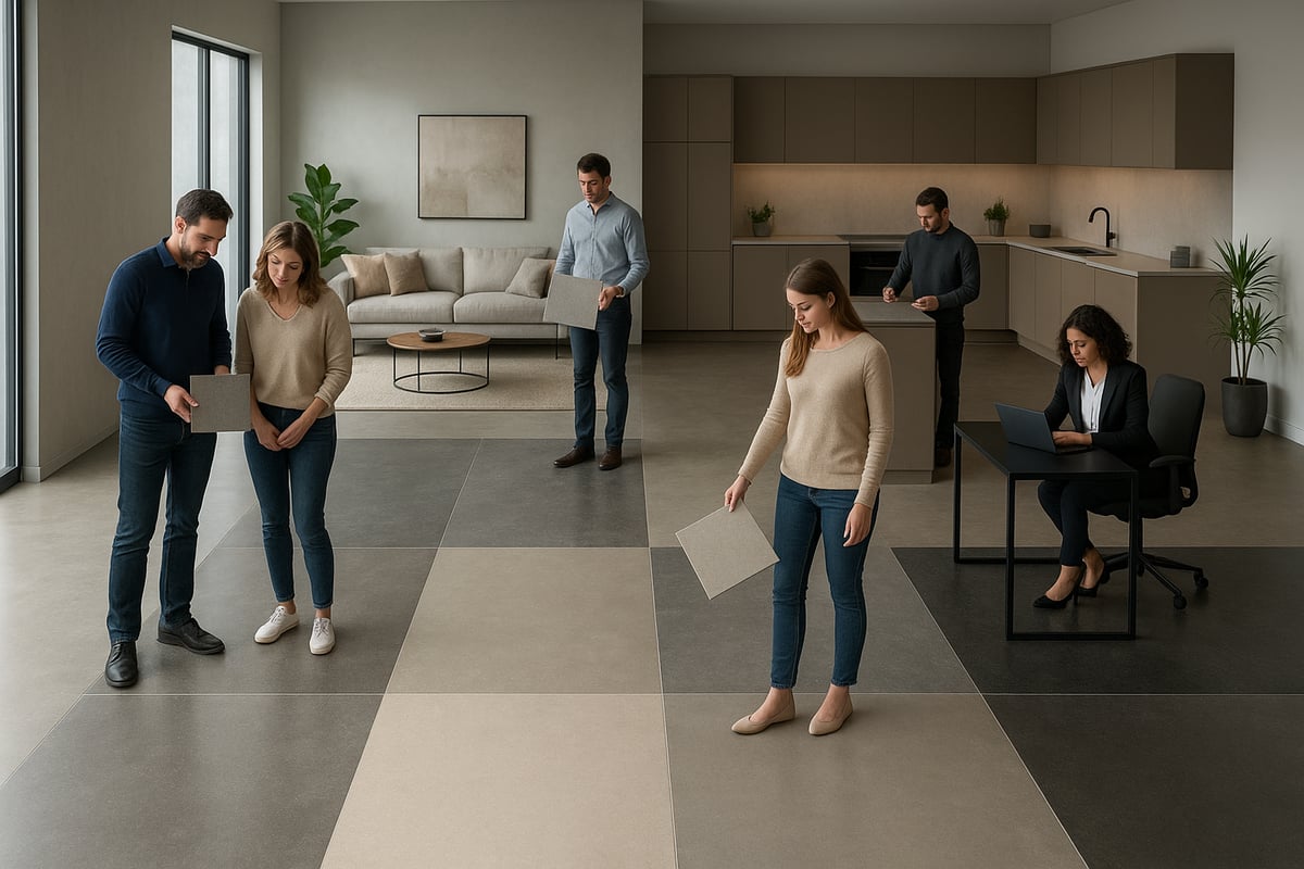 Wat is een gietvloer en waarom kiezen voor een showroom?