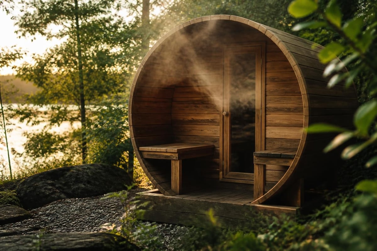 Barrel sauna dimensions