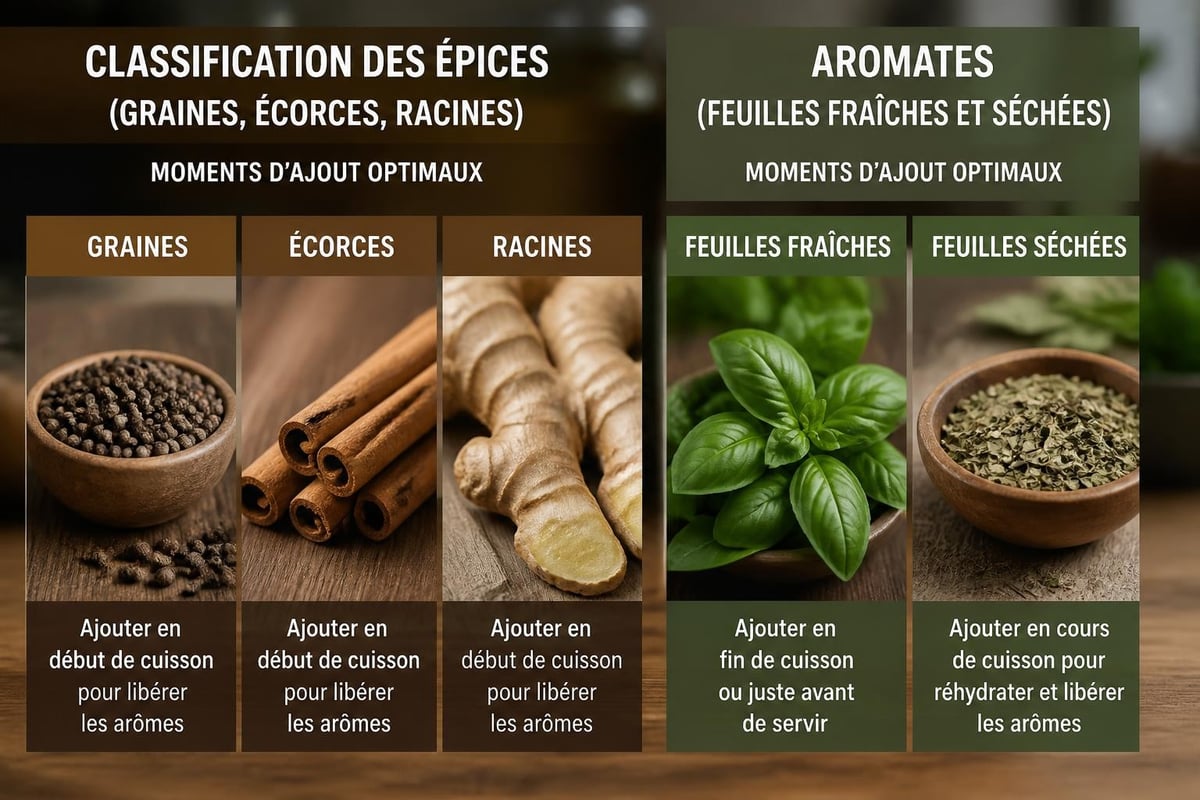 Utilisation professionnelle des épices et aromates