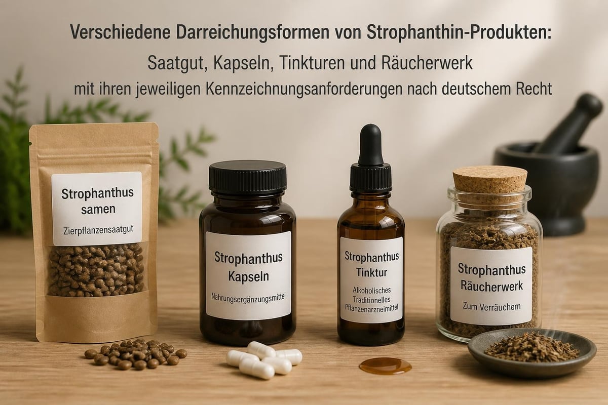Strophanthin Produktformen