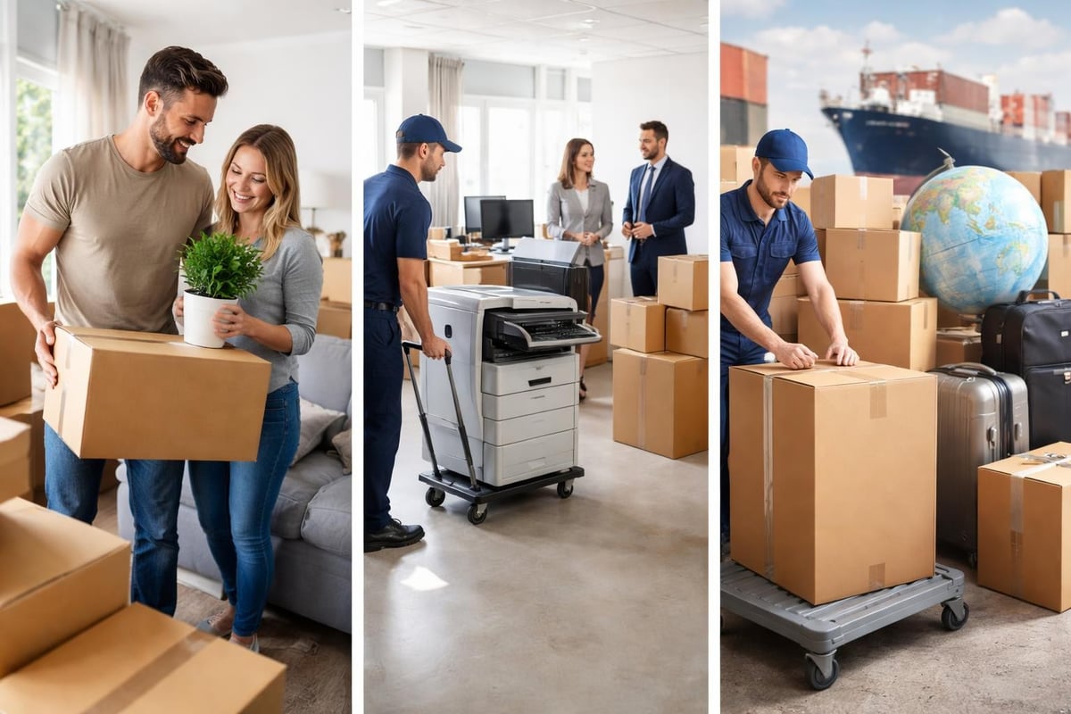 Segments de marché déménagement