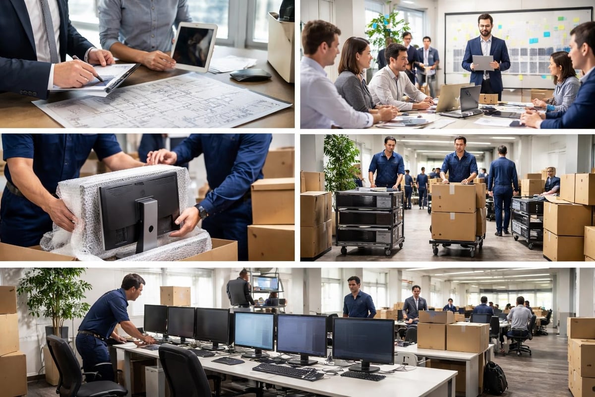 Étapes déménagement entreprise