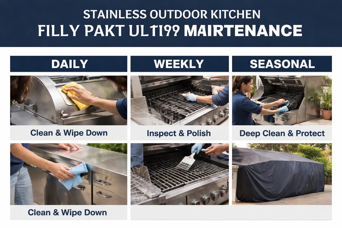 Stainless steel maintenance workflow