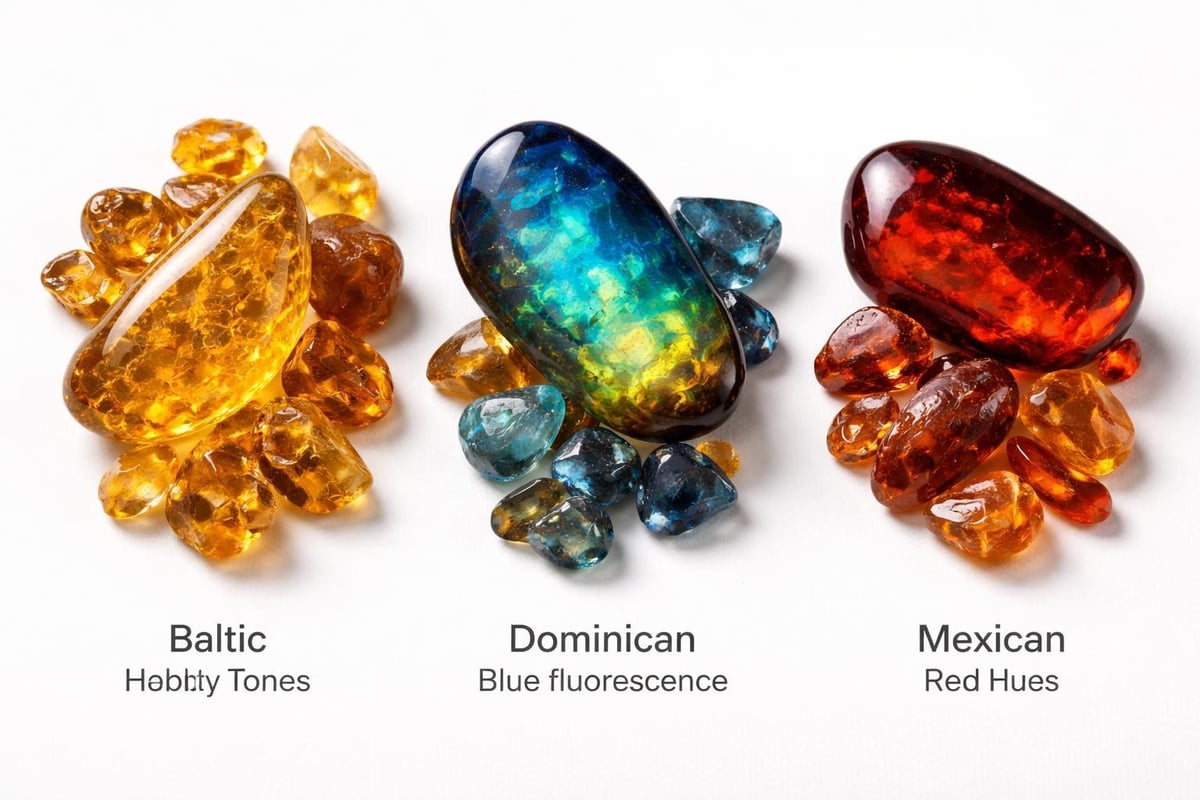 Amber varieties and their geographic origins