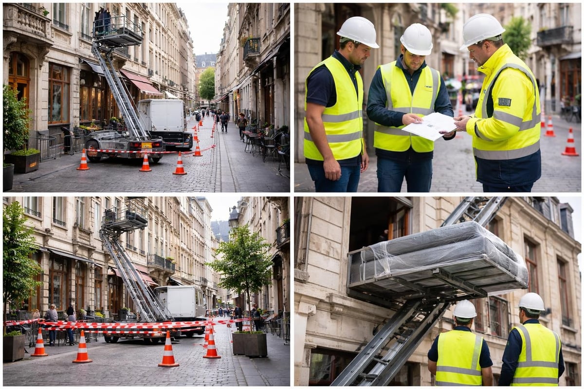 Planning logistique déménagement Bruxelles