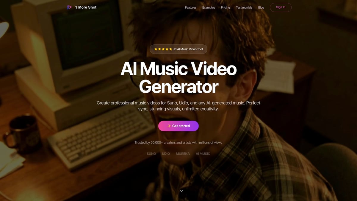 7 Amazing Free AI Music Video Maker Tools for 2026 - 1 More Shot