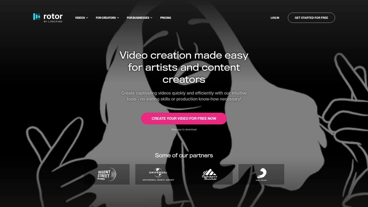 7 Amazing Free AI Music Video Maker Tools for 2026 - Rotor Videos