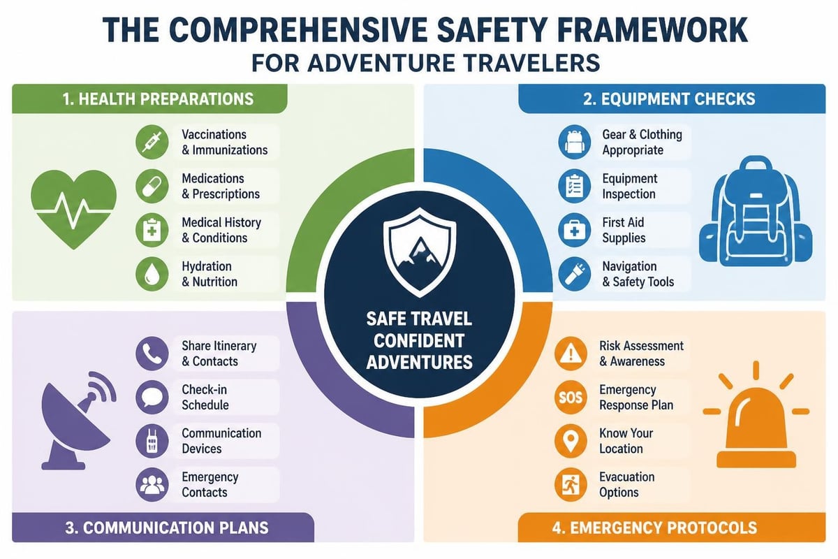 Adventure travel safety checklist