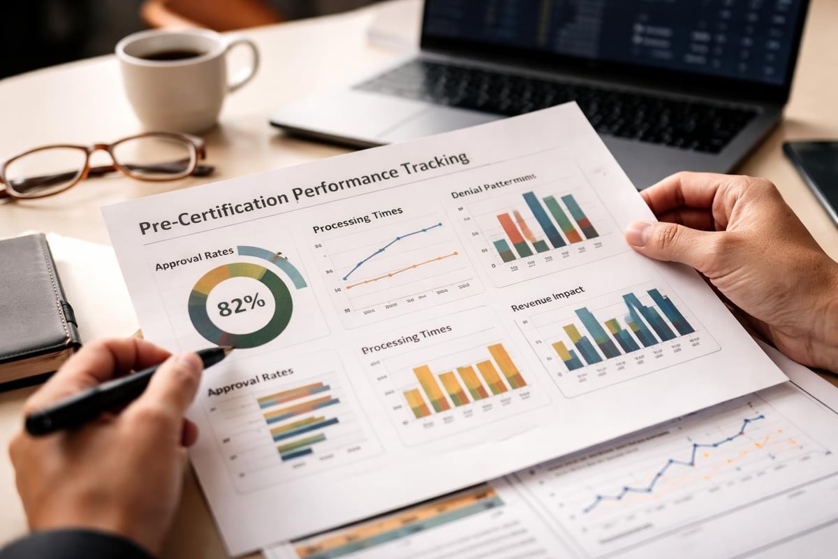Pre-certification metrics dashboard