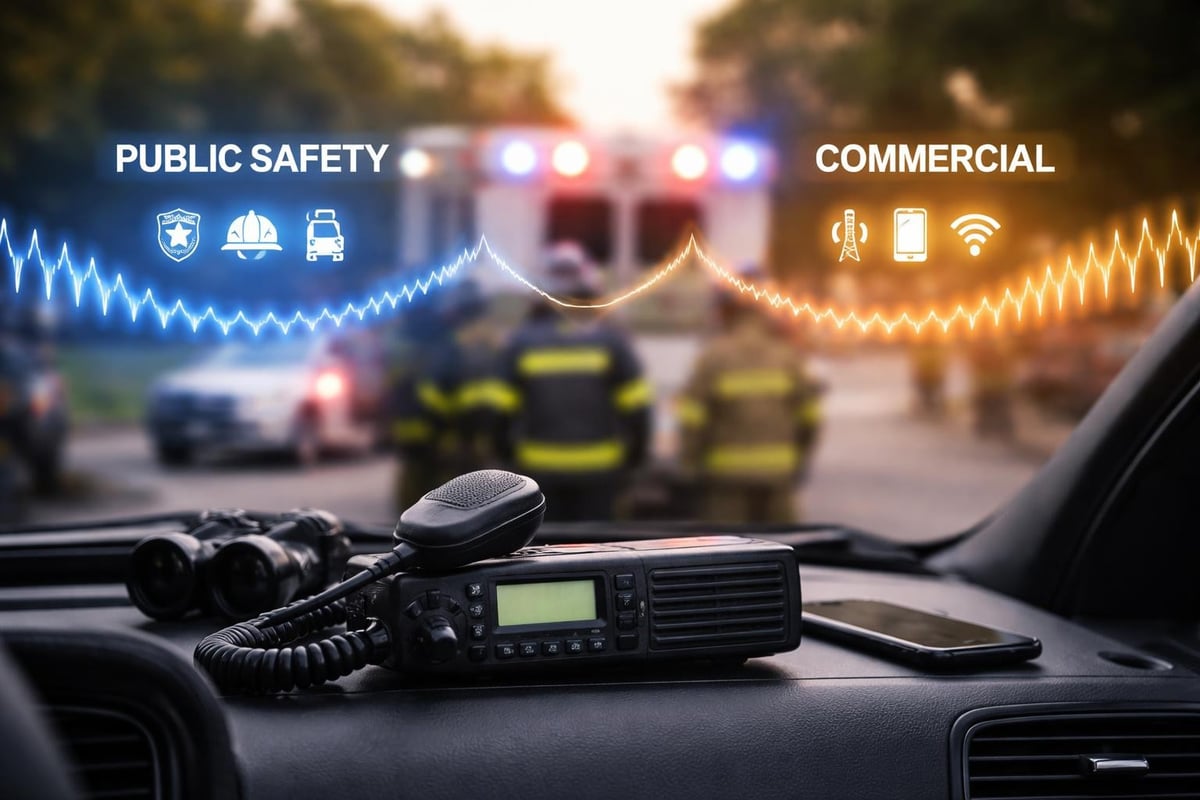 Emergency radio frequency allocation