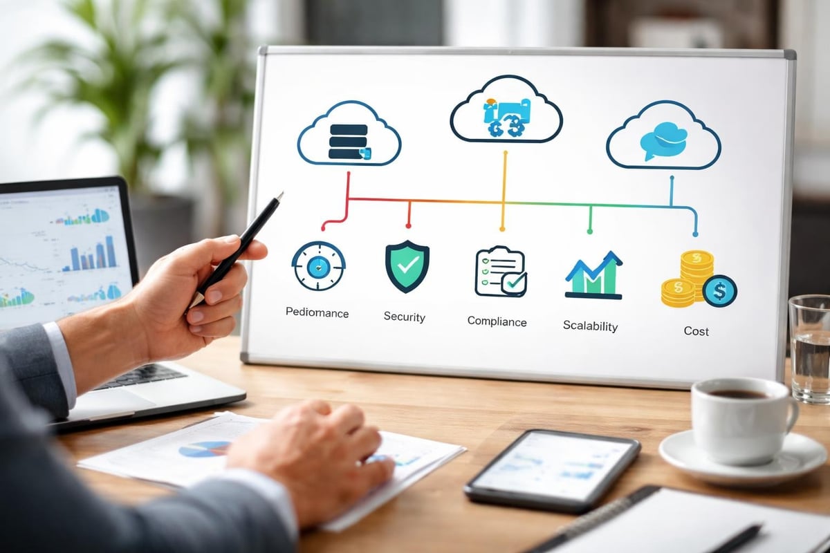 Cloud server selection criteria