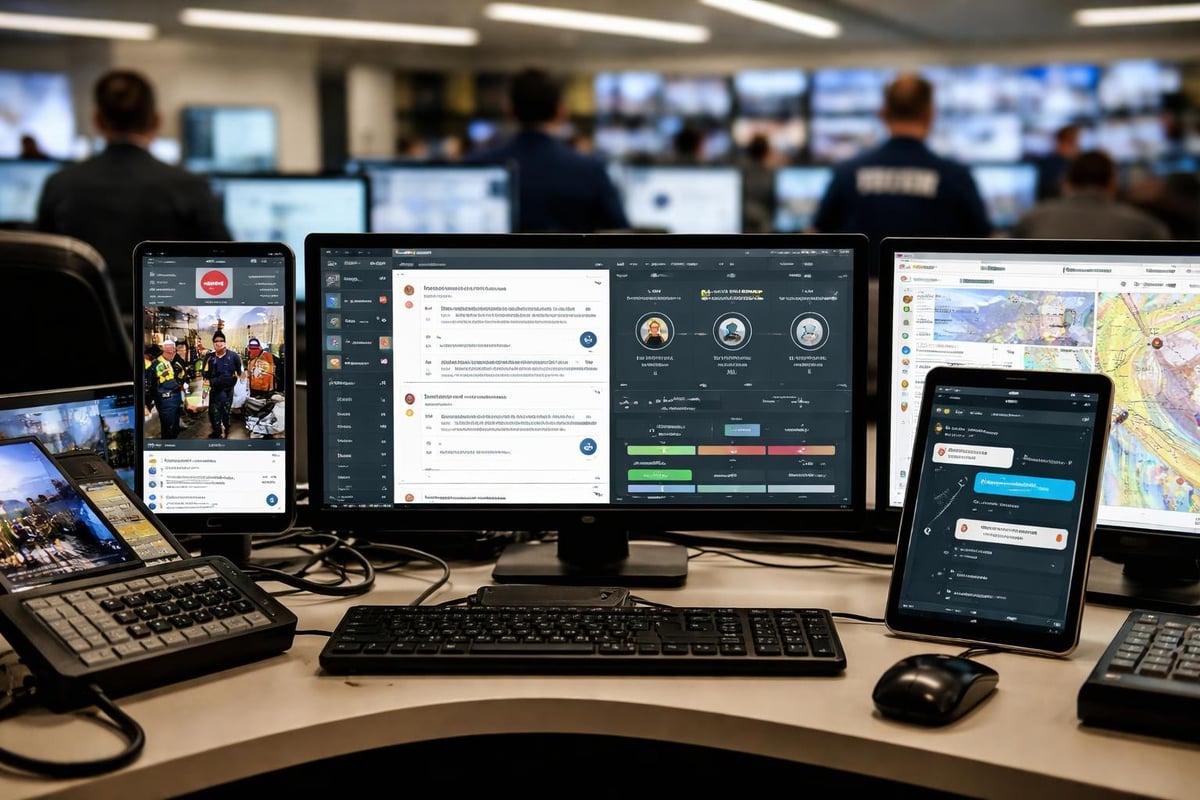 Emergency communication technology stack