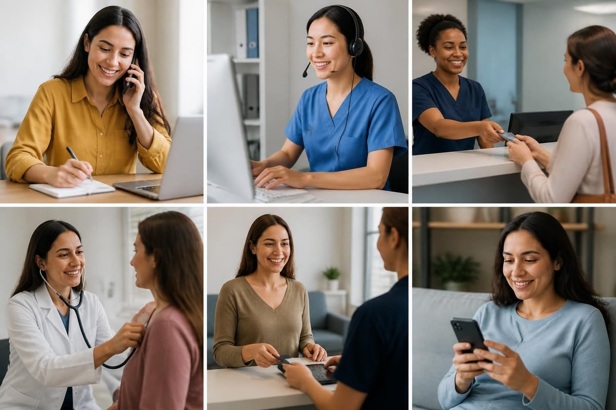 Patient journey through medical practice