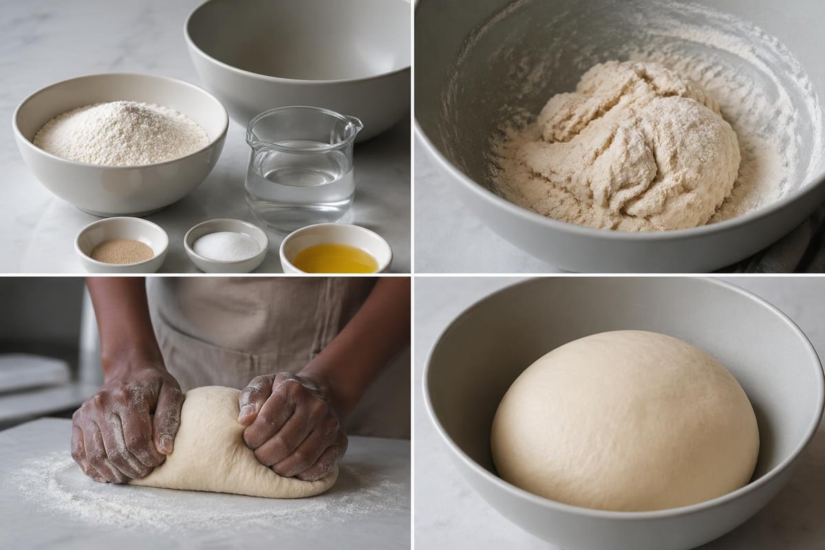 Vetkoek dough rising process