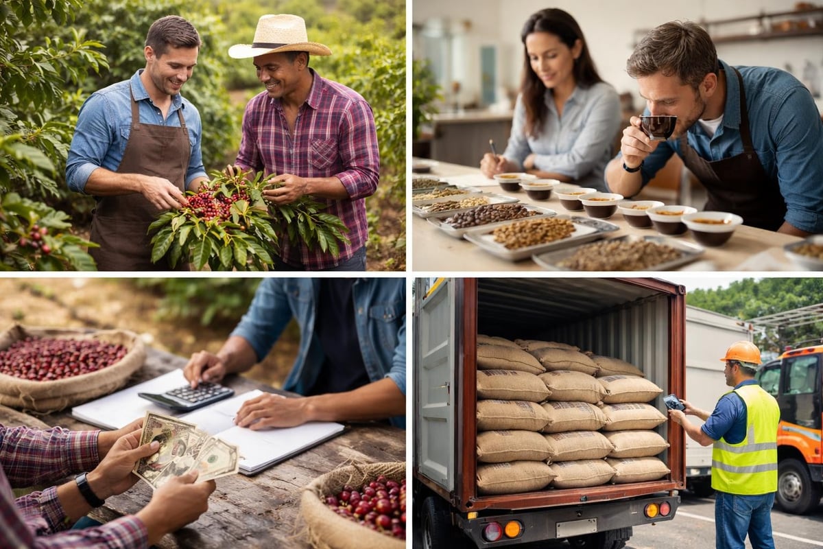 Coffee sourcing workflow