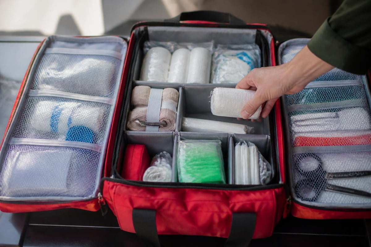First aid supply organization