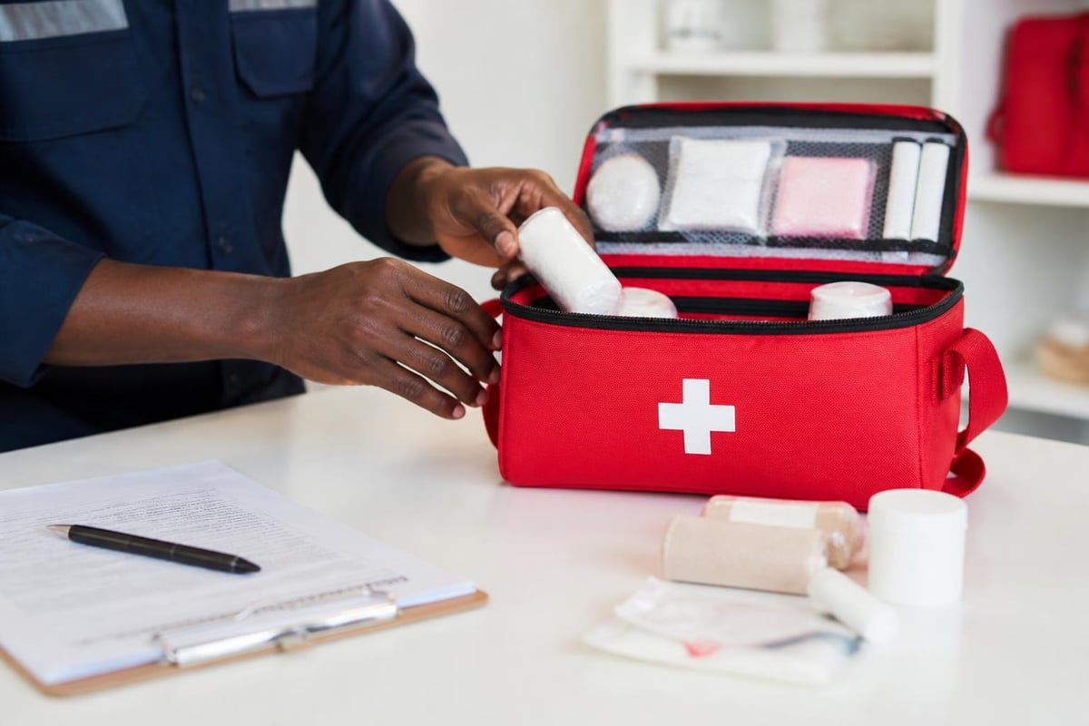 First aid kit maintenance cycle