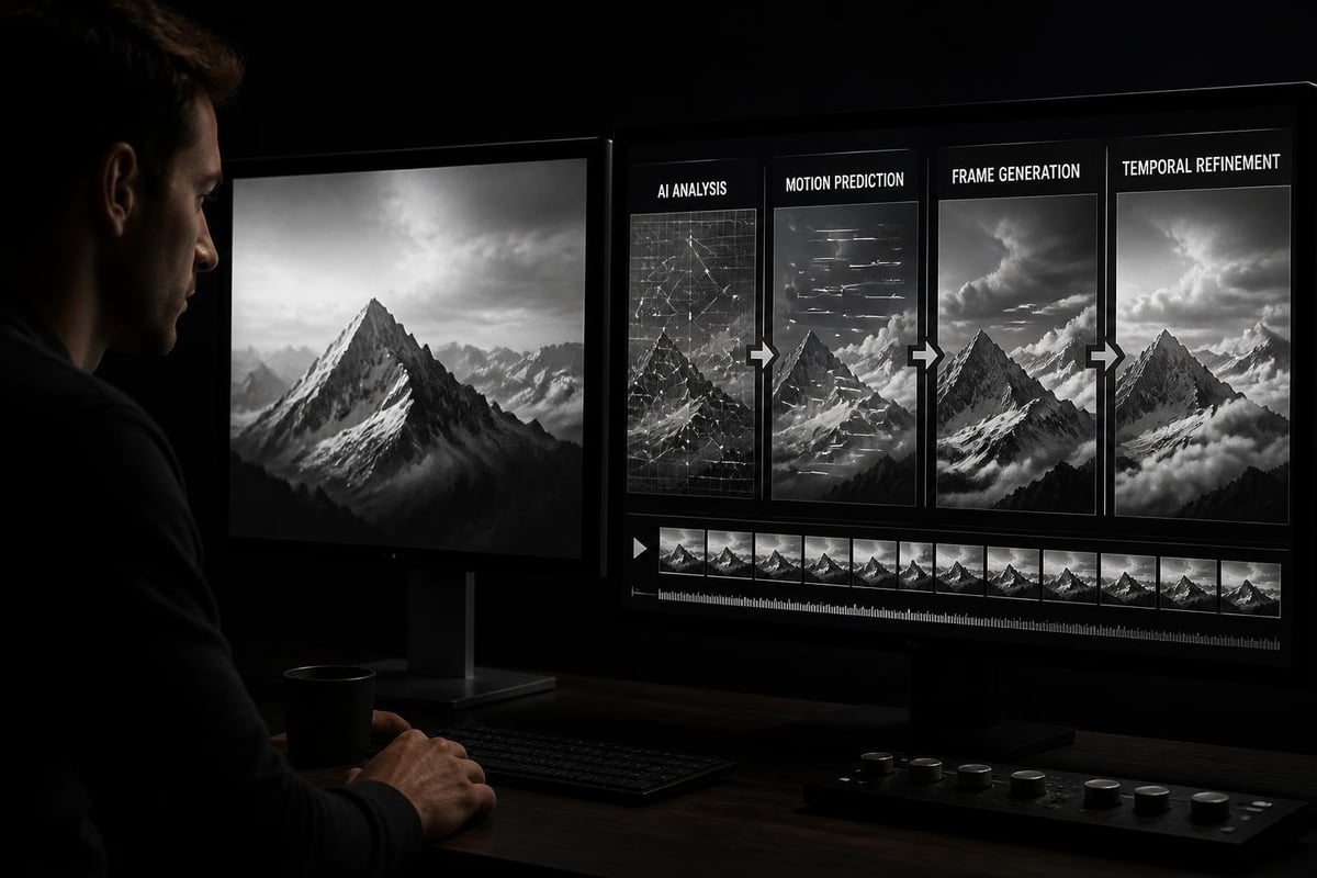 AI video generation workflow stages