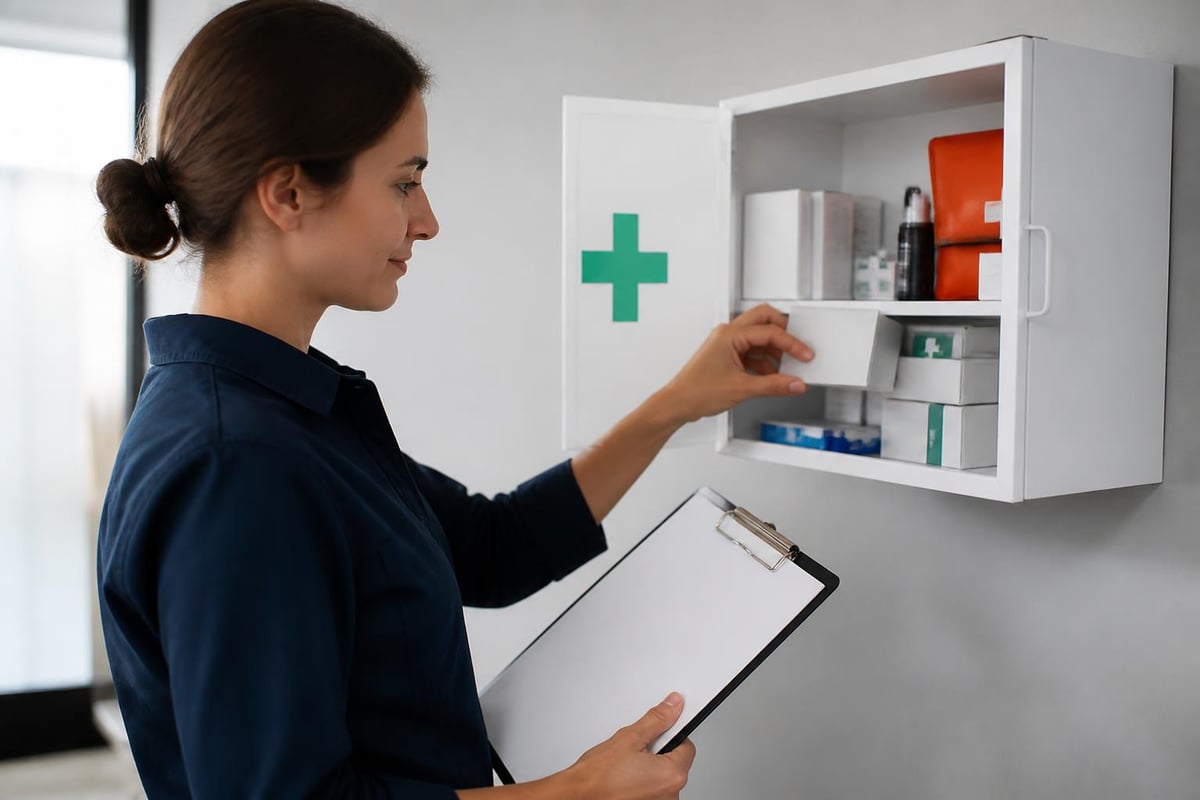 First aid maintenance schedule