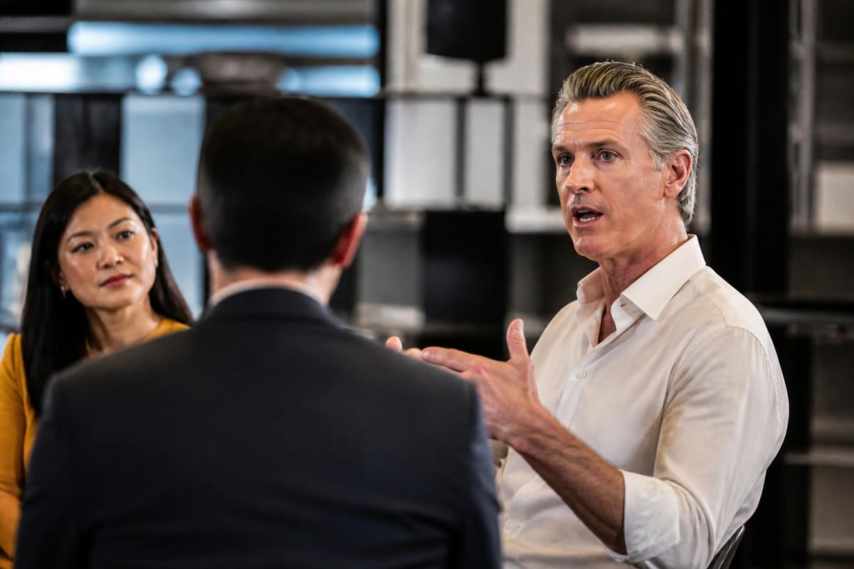 Newsom's national profile building strategy
