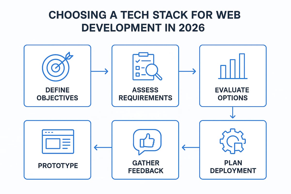 Step-by-Step Process to Select Your Web Development Tech Stack