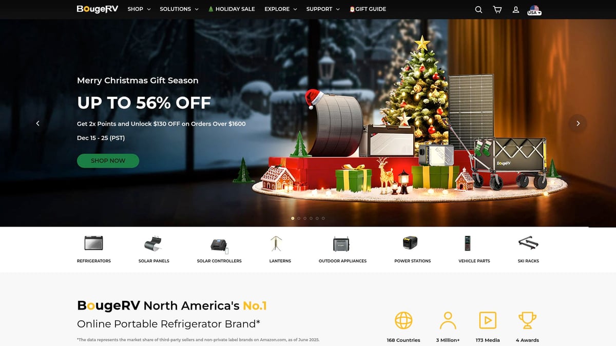 9 Essential Vehicle Accessories Every Driver Needs in 2026 - BougeRV Portable Car Refrigerator Freezer