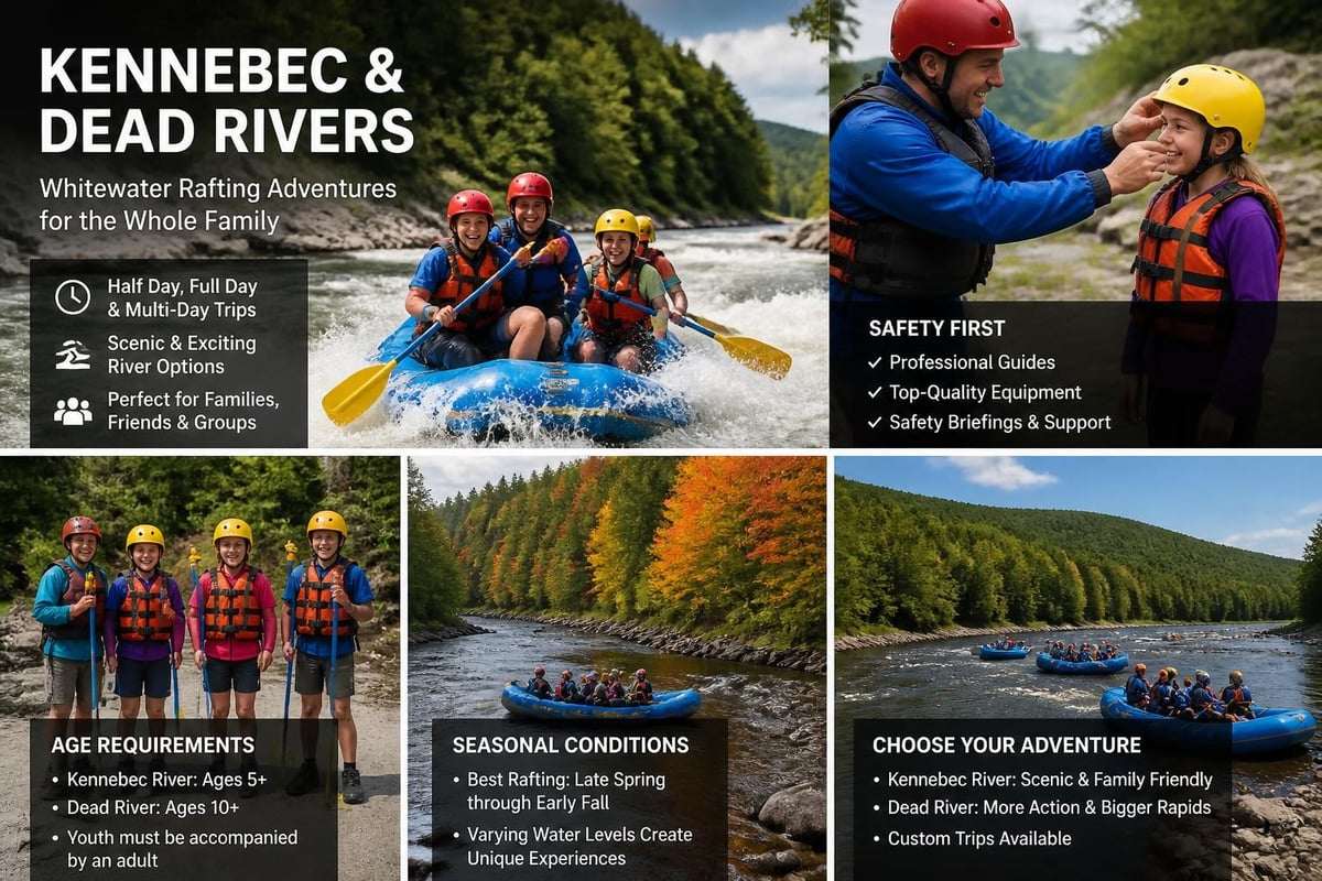 Whitewater rafting family adventure