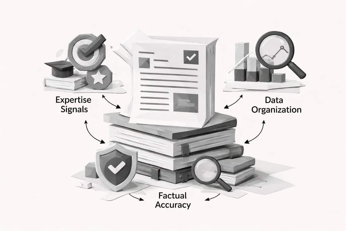 Content structure optimization for AI citations