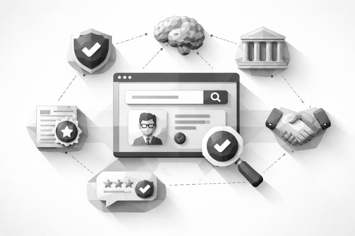 Authority signal evaluation by AI engines