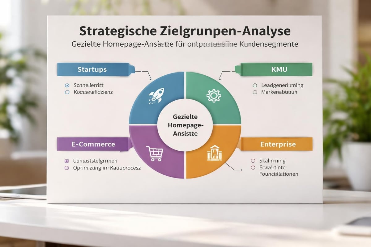 Zielgruppenanalyse für Agentur Homepages