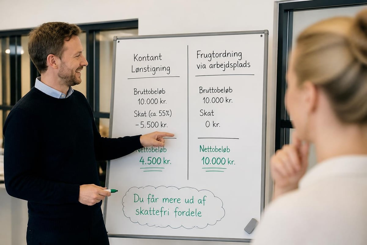 Gode vs løn sammenligning
