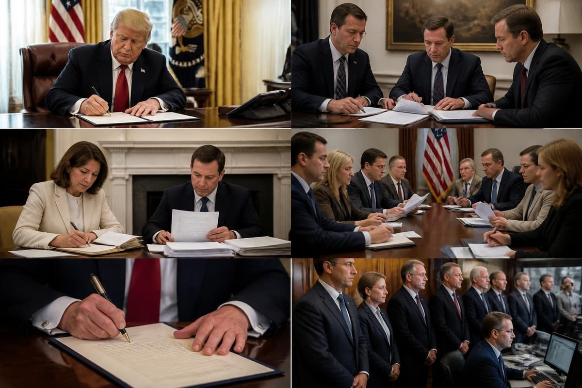 Executive order creation process
