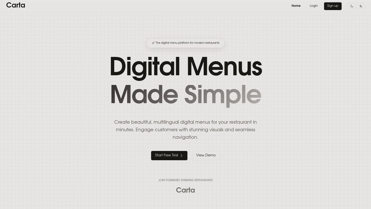 Translate Restaurant Guide: Expert Tips for 2026 - Carta: Multilingual Digital Menus for Modern Restaurants