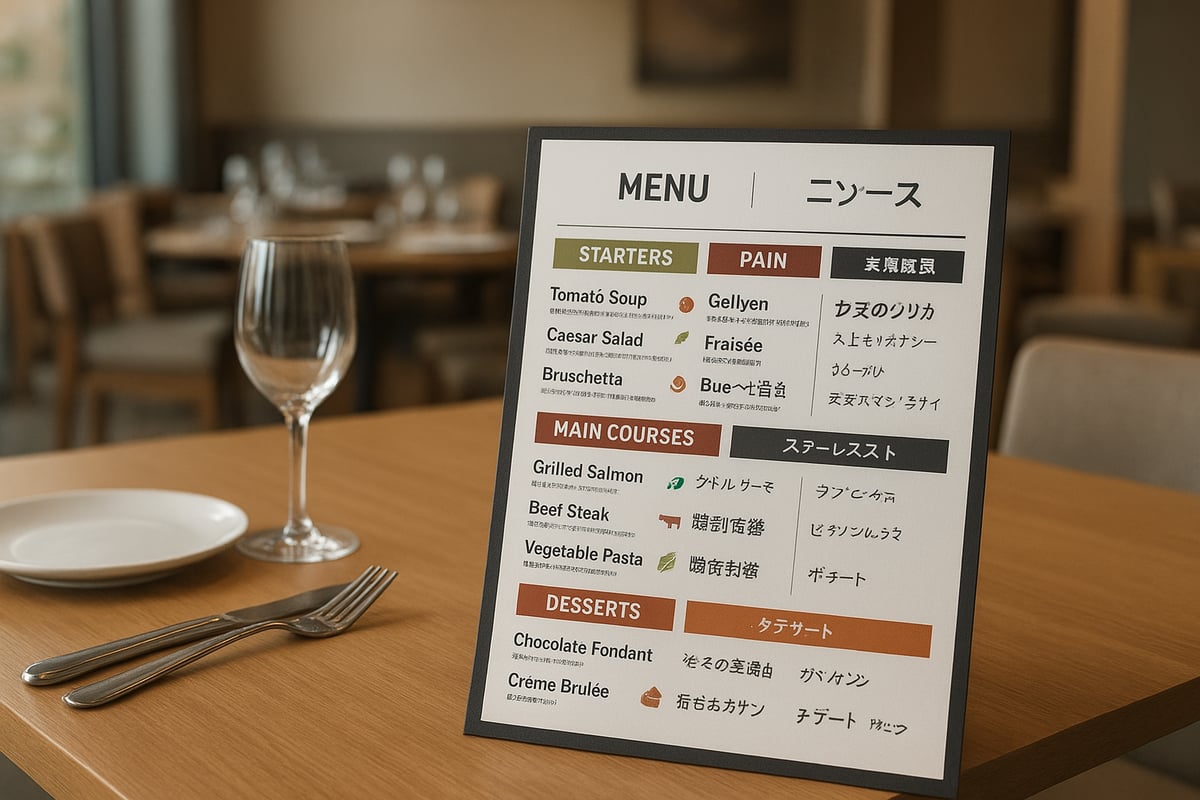 Key Challenges in Translating Restaurant Content