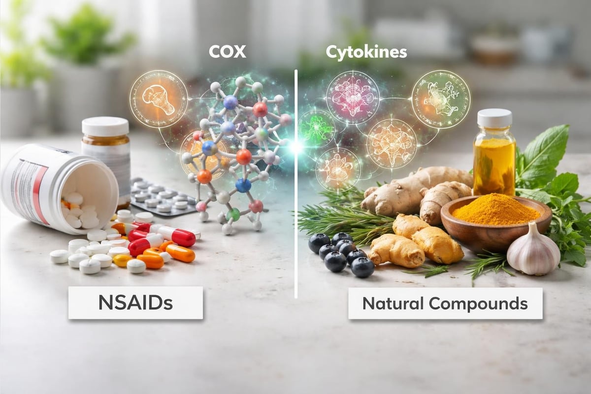 NSAID mechanism versus natural alternatives