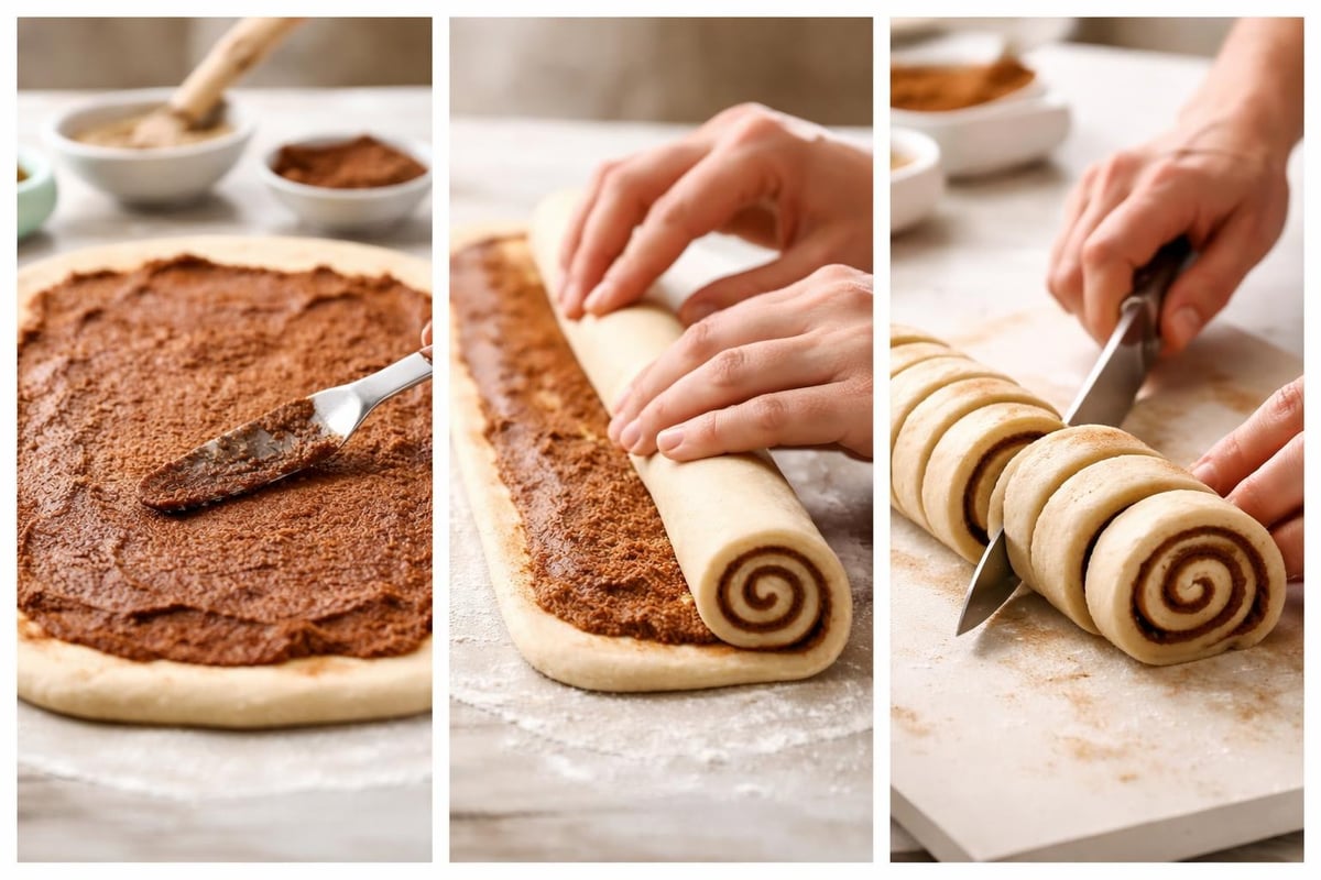 Cinnamon roll assembly