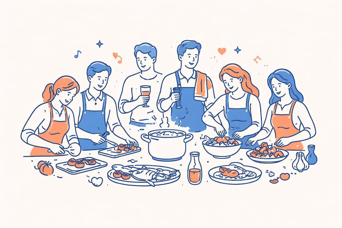 Teambuilding beim Kochen