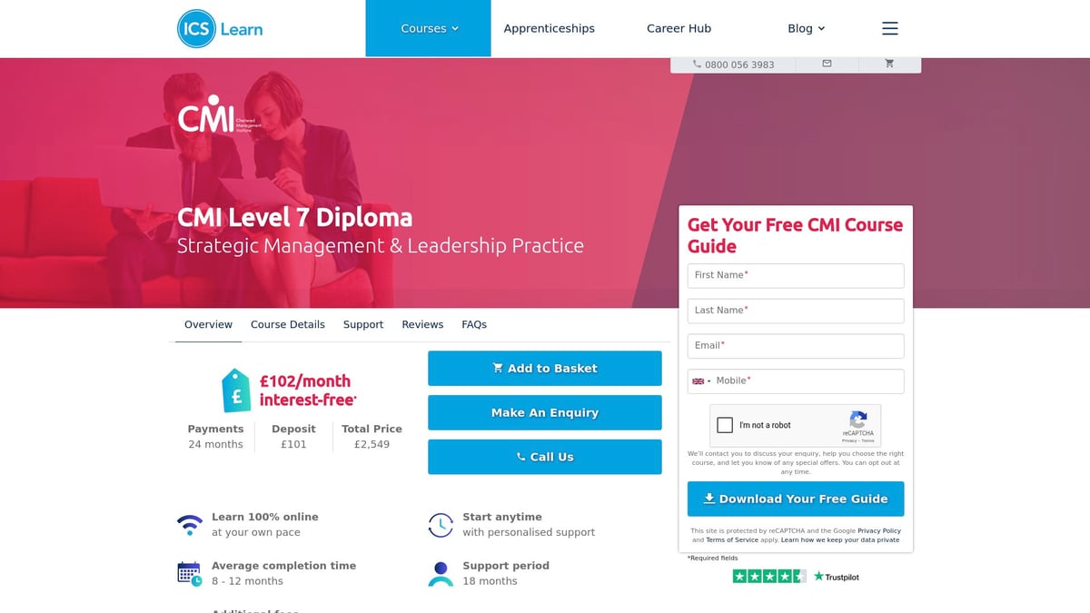 Top 7 Courses in Management to Boost Your Career in 2026 - CMI Level 7 Diploma in Strategic Management & Leadership Practice
