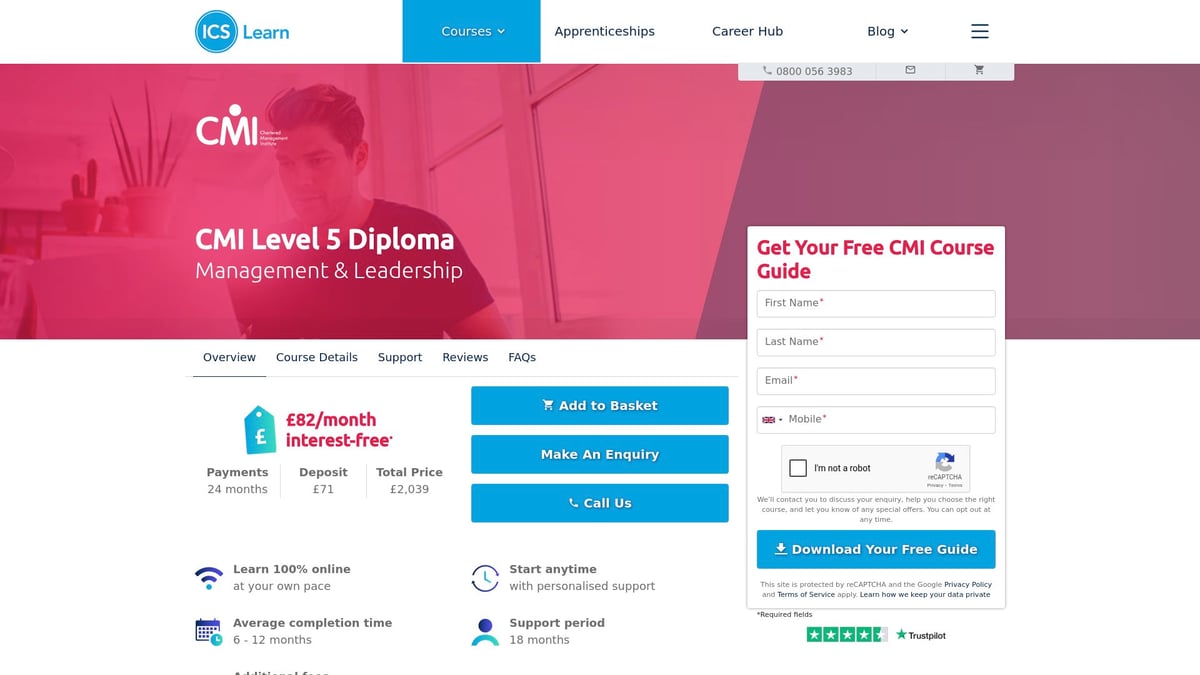 Top 7 Courses in Management to Boost Your Career in 2026 - CMI Level 5 Diploma in Management & Leadership