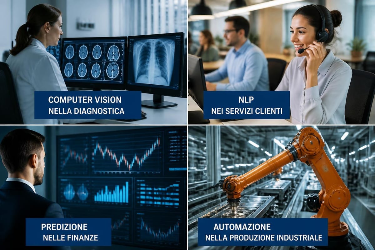 Applicazioni deep learning settori professionali