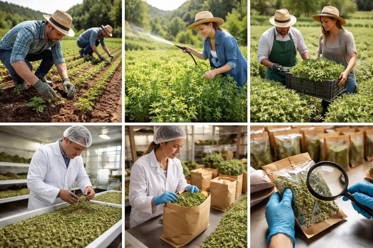 Processus de production biologique