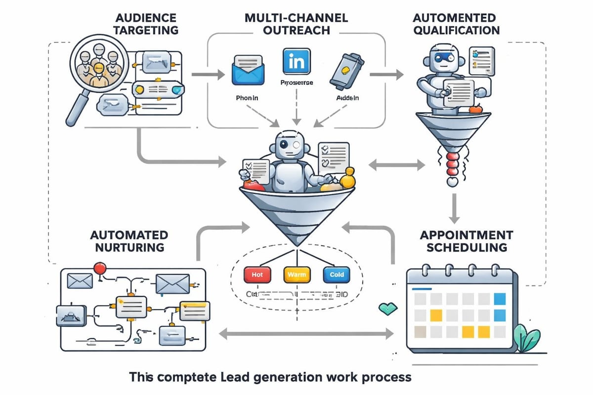 Lead generation workflow stages