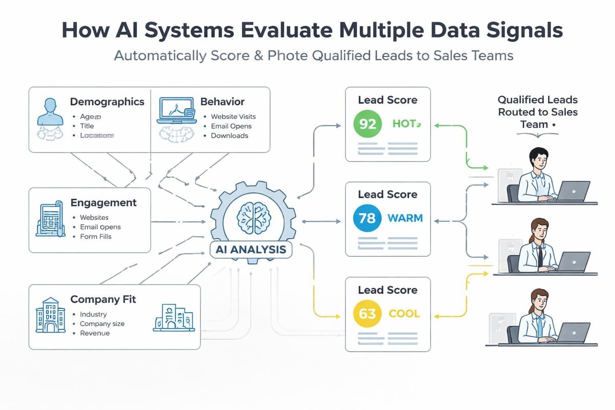 AI lead qualification process